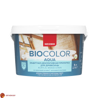 Защитная декоративная пропитка для древесины NEOMID BiO COLOR Aqua Защитная декоративная пропитка для древесины NEOMID BiO COLOR Aqua