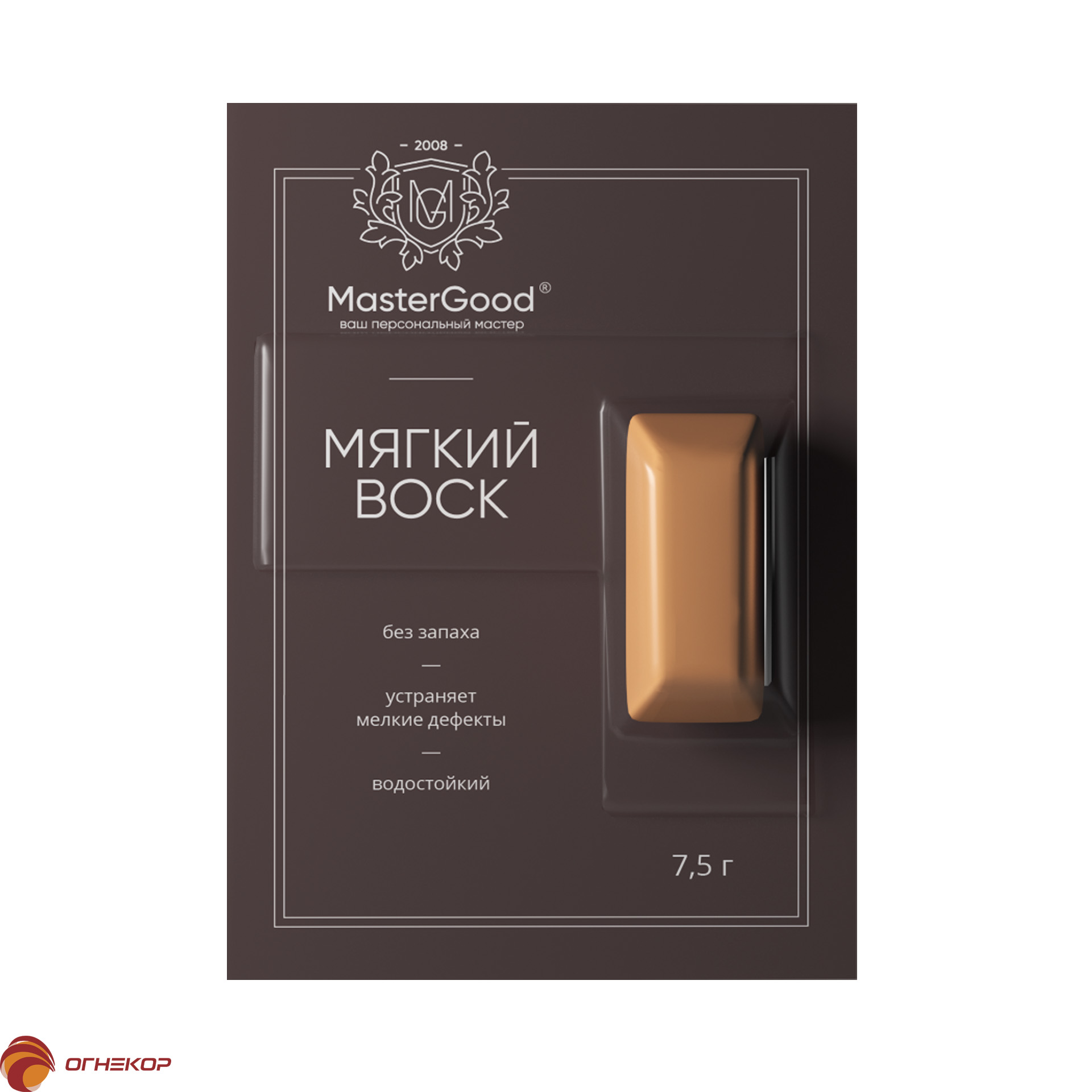 Мягкий воск для реставрации деревянных, ламинированных, пластиковых поверхностей MasterGood 