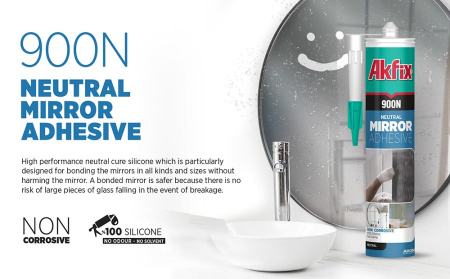 картинка Силикон для зеркал Akfix 900N от магазина Огнекор