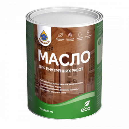 картинка Семь масел. Масло для внутренних работ  магазин Огнекор являющийся официальным дистрибьютором в России  картинка Семь масел. Масло для внутренних работ  от магазина Огнекор