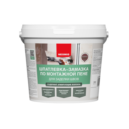 картинка Шпатлевка по монтажной пене NEOMID от магазина Огнекор