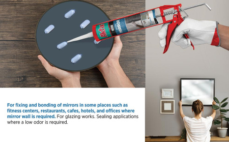 картинка Силикон для зеркал Akfix 900N от магазина Огнекор