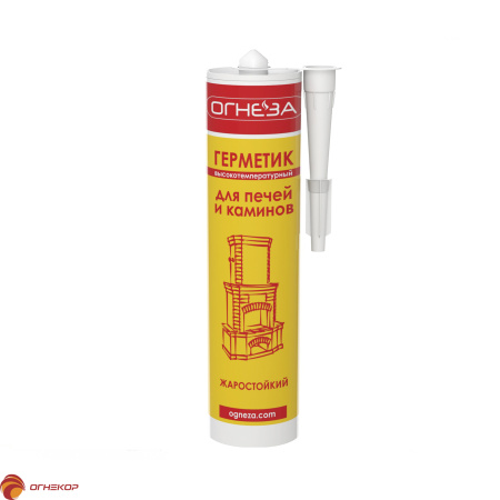 картинка Высокотемпературный герметик для печей и каминов ОГНЕЗА-1600 от магазина Огнекор