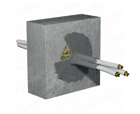 картинка Огнезащитный терморасширяющийся герметик ОГНЕЗА-ГТ от магазина Огнекор