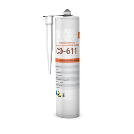 картинка Противопожарная терморасширяющаяся мастика СЭ-611  от магазина Огнекор