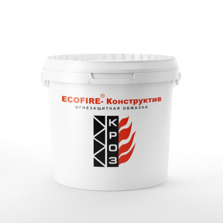 картинка Ecofire конструктив Обмазка для конструктивной огнезащиты металла от магазина Огнекор