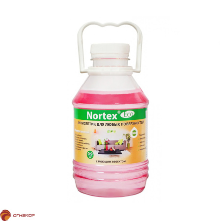 картинка Антисептик для любых поверхностей NORTEX-ECO магазин Огнекор являющийся официальным дистрибьютором в России  картинка Антисептик для любых поверхностей NORTEX-ECO от магазина Огнекор