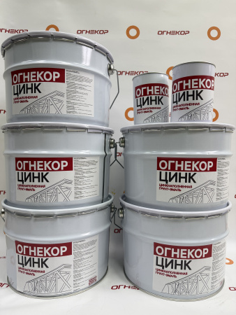 картинка Цинкнаполненная грунт-эмаль ОГНЕКОР Цинк от магазина Огнекор