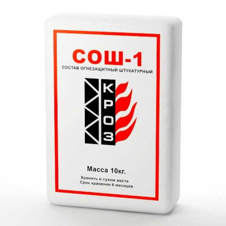 картинка Огнезащитный штукатурный состав СОШ-1 от магазина Огнекор