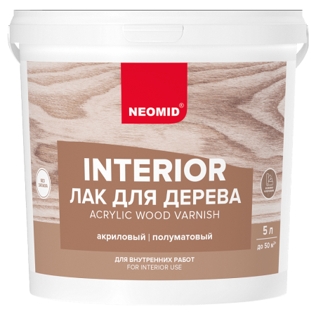картинка Лак для дерева NEOMID INTERIOR от магазина Огнекор