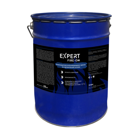 картинка Огнезащитная вспучивающаяся краска на органической основе EXPERT FIRE-ОM от магазина Огнекор