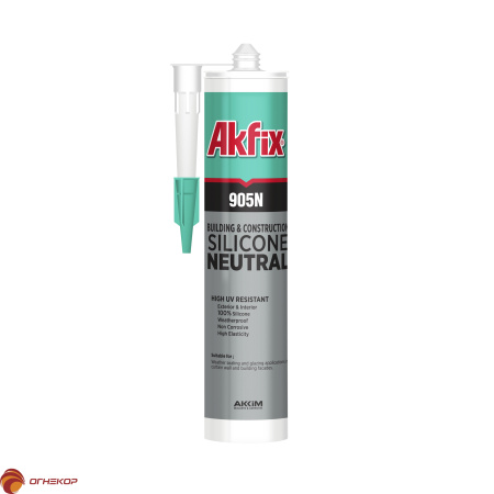 картинка Нейтральный силикон Akfix 905N от магазина Огнекор